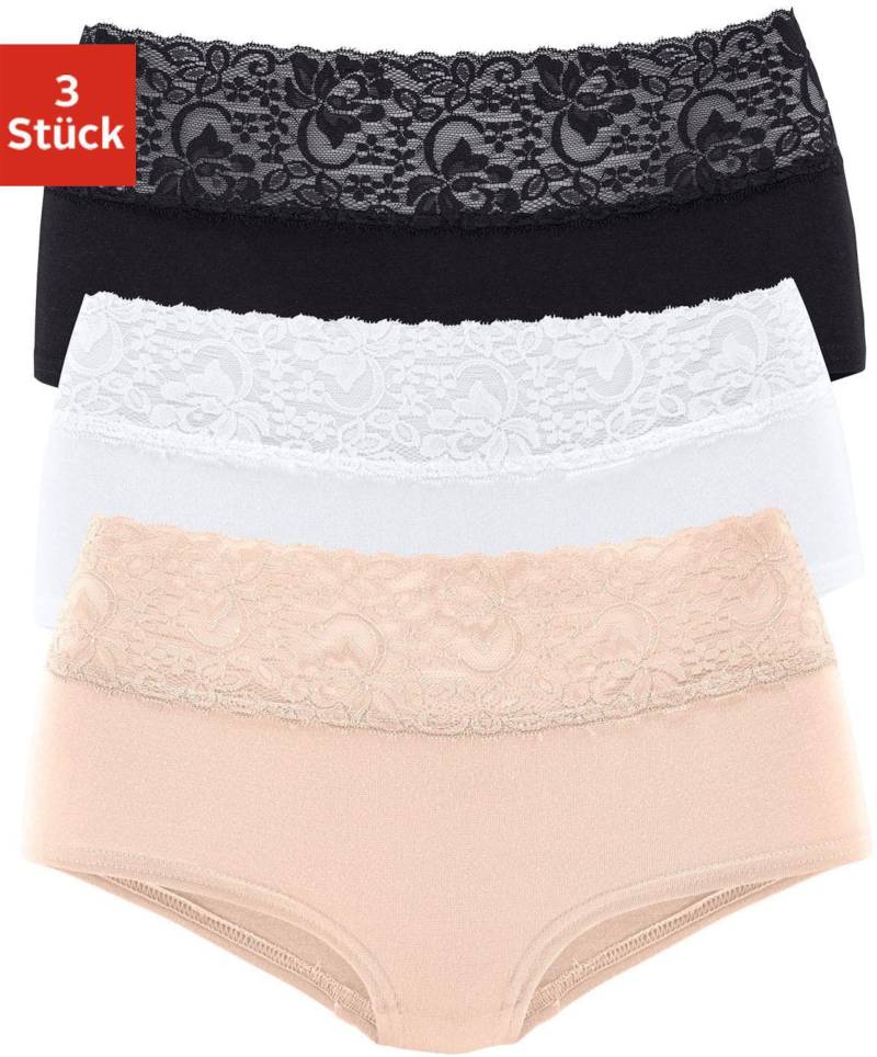 Panty in beige, schwarz, weiss von Vivance