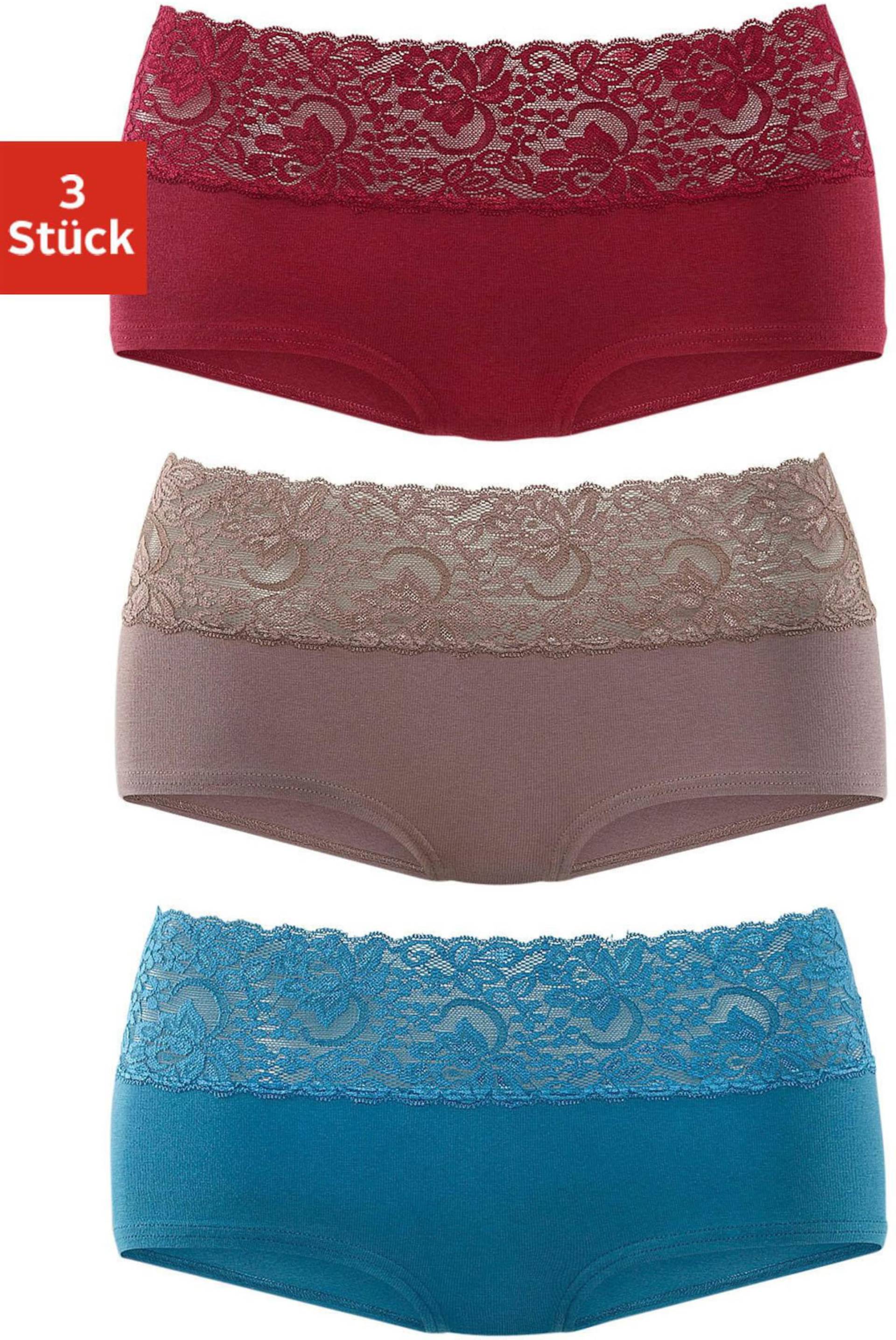 Panty in petrol, taupe, bordeaux von Vivance