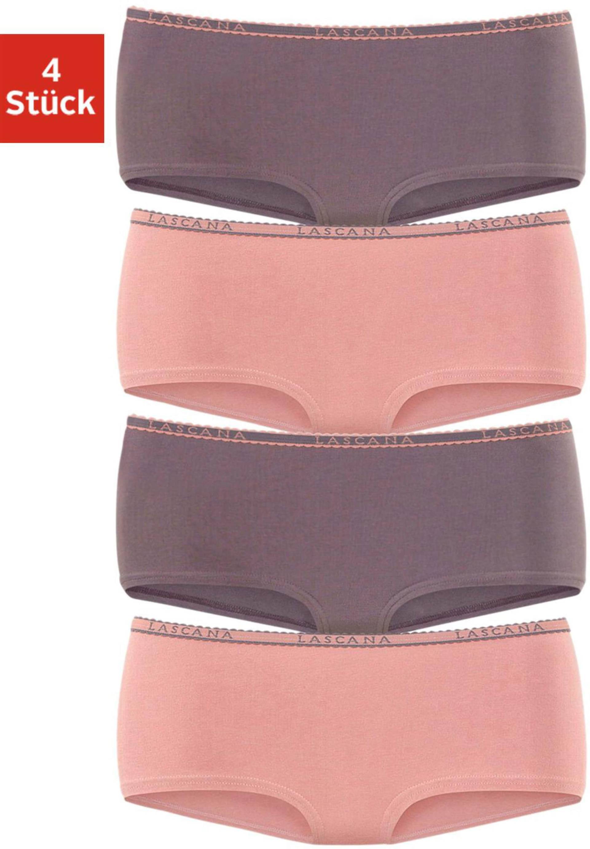 Panty in taupe, rosé von LASCANA