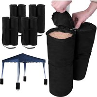 Pavillon Standsicherung 4er-Set Schwarz von Deuba®