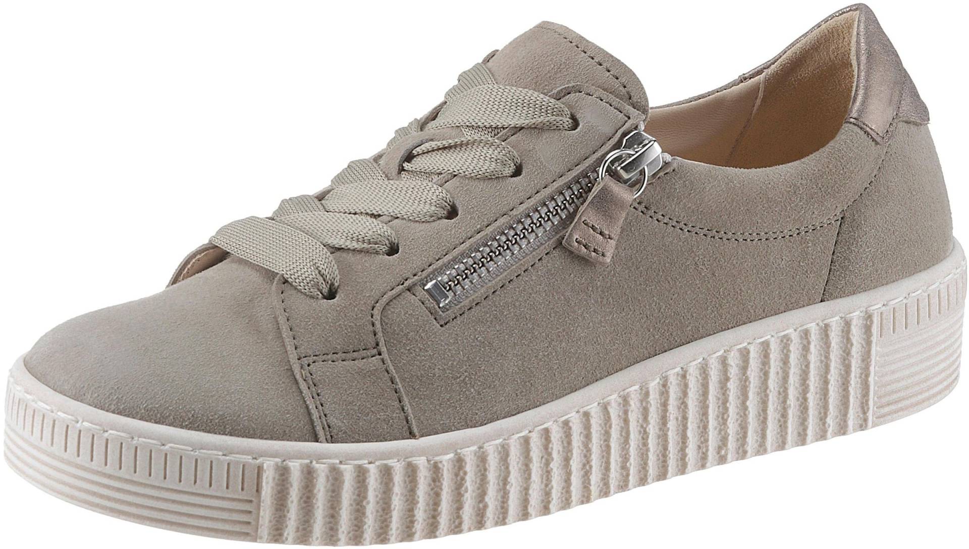 Plateausneaker in hellkhaki von Gabor