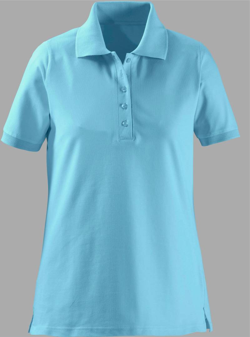 Poloshirt in aqua von heine