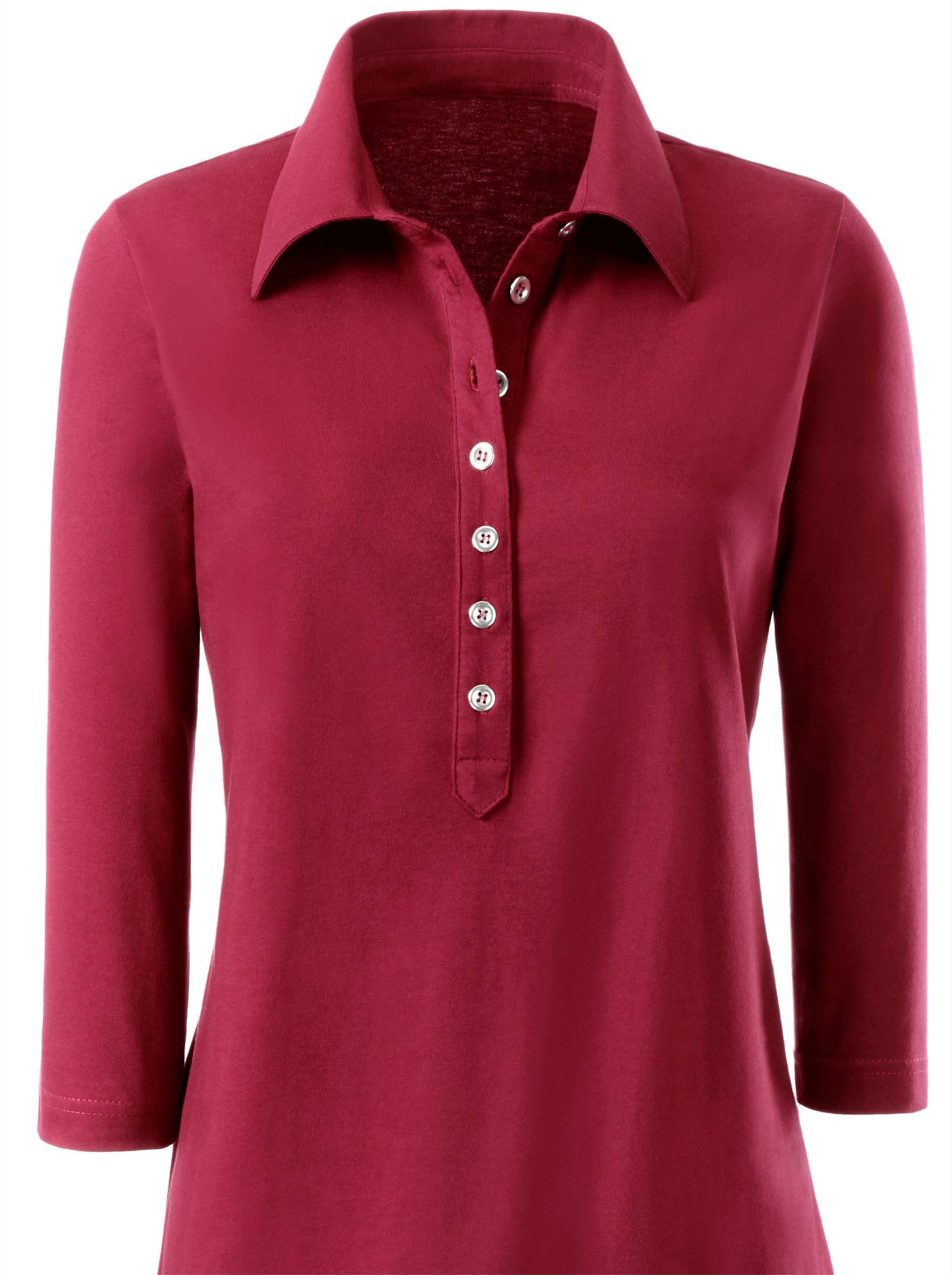 Poloshirt in bordeaux von heine