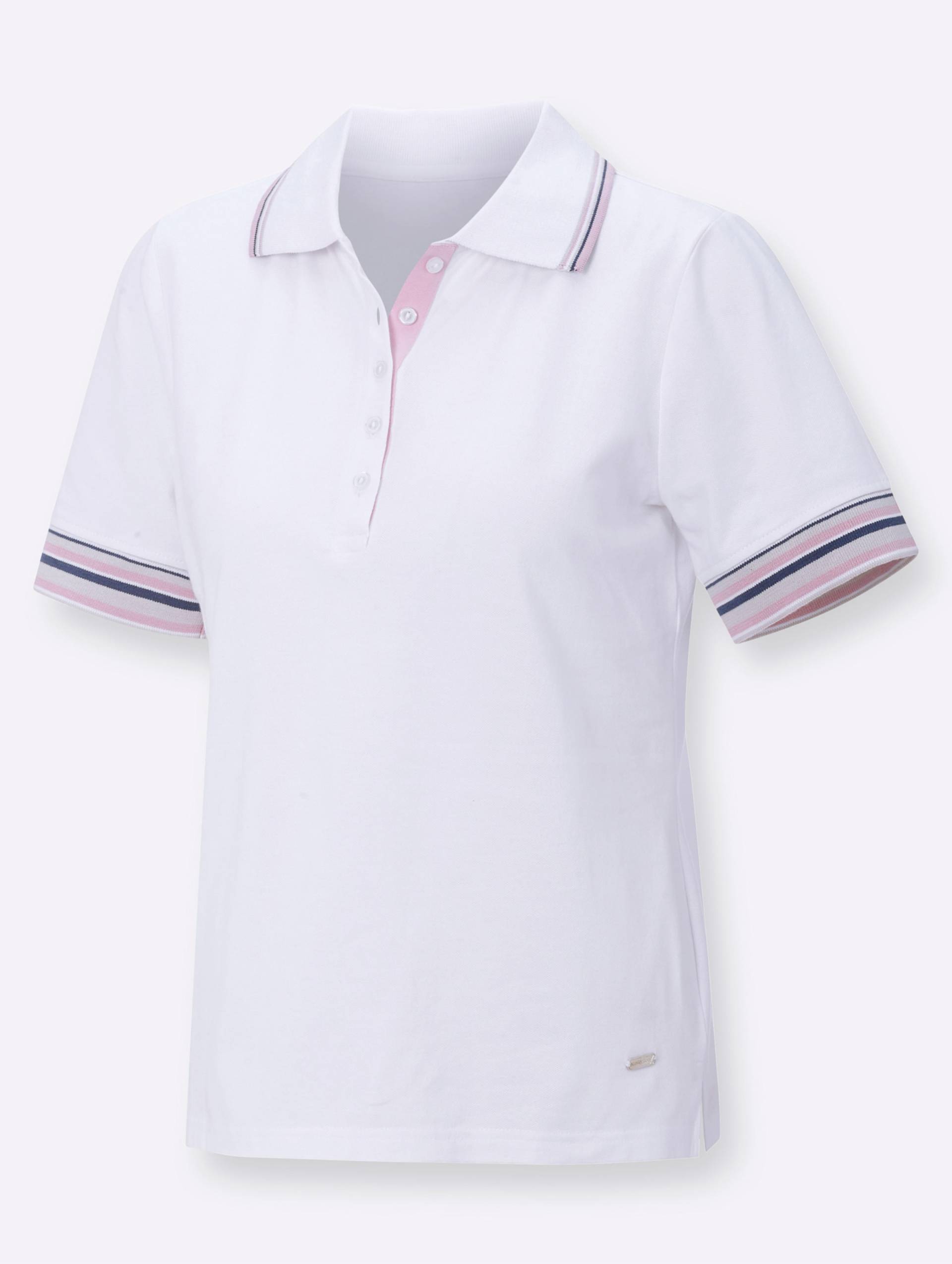 Poloshirt in ecru von heine