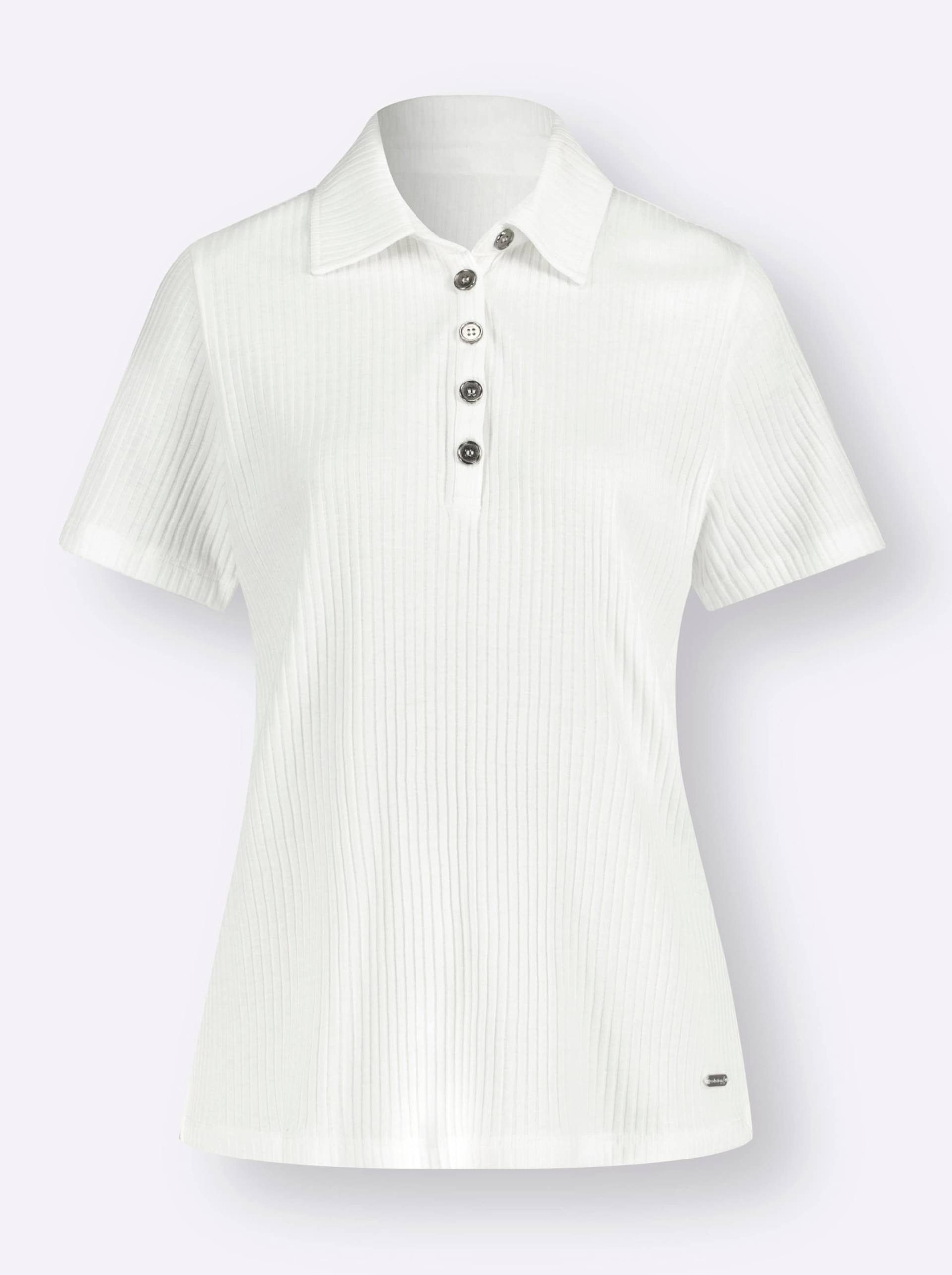 Poloshirt in ecru von heine