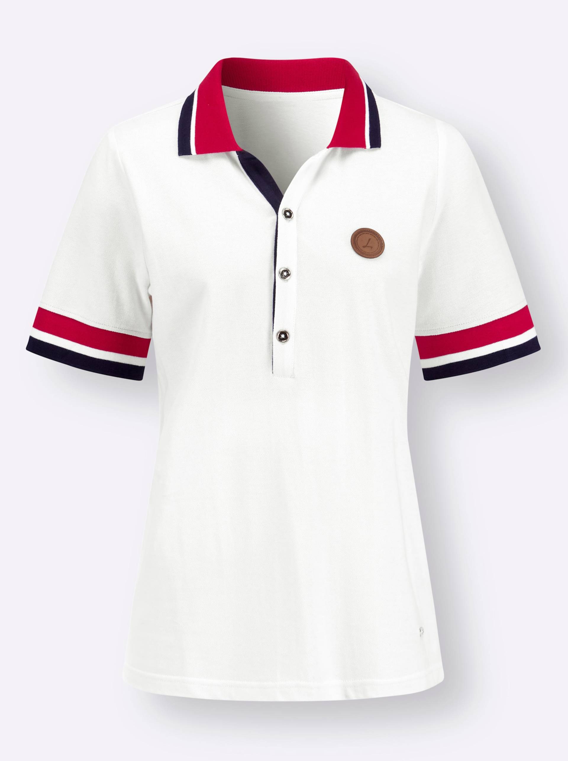 Poloshirt in ecru von heine