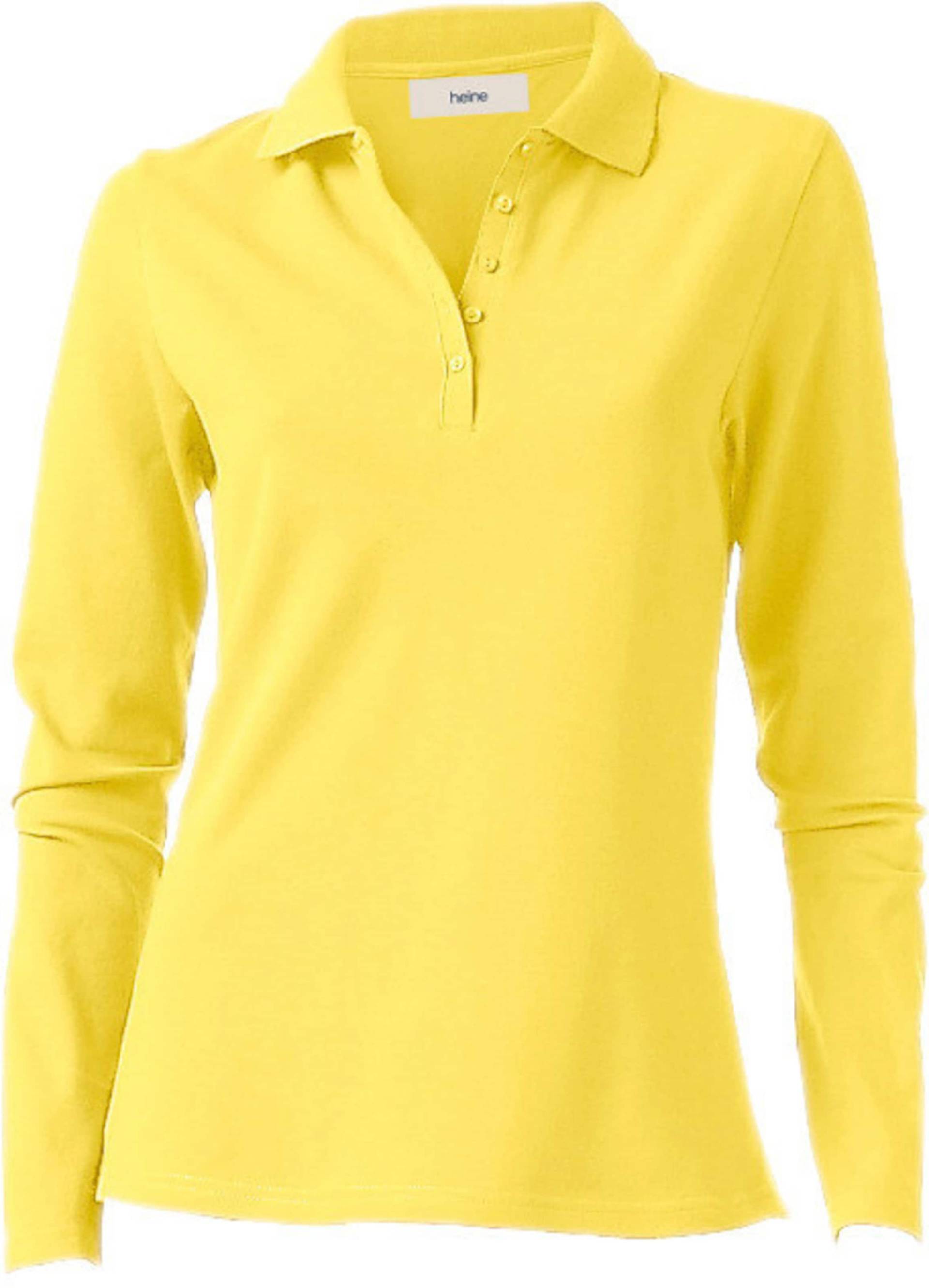 Poloshirt in gelb von heine