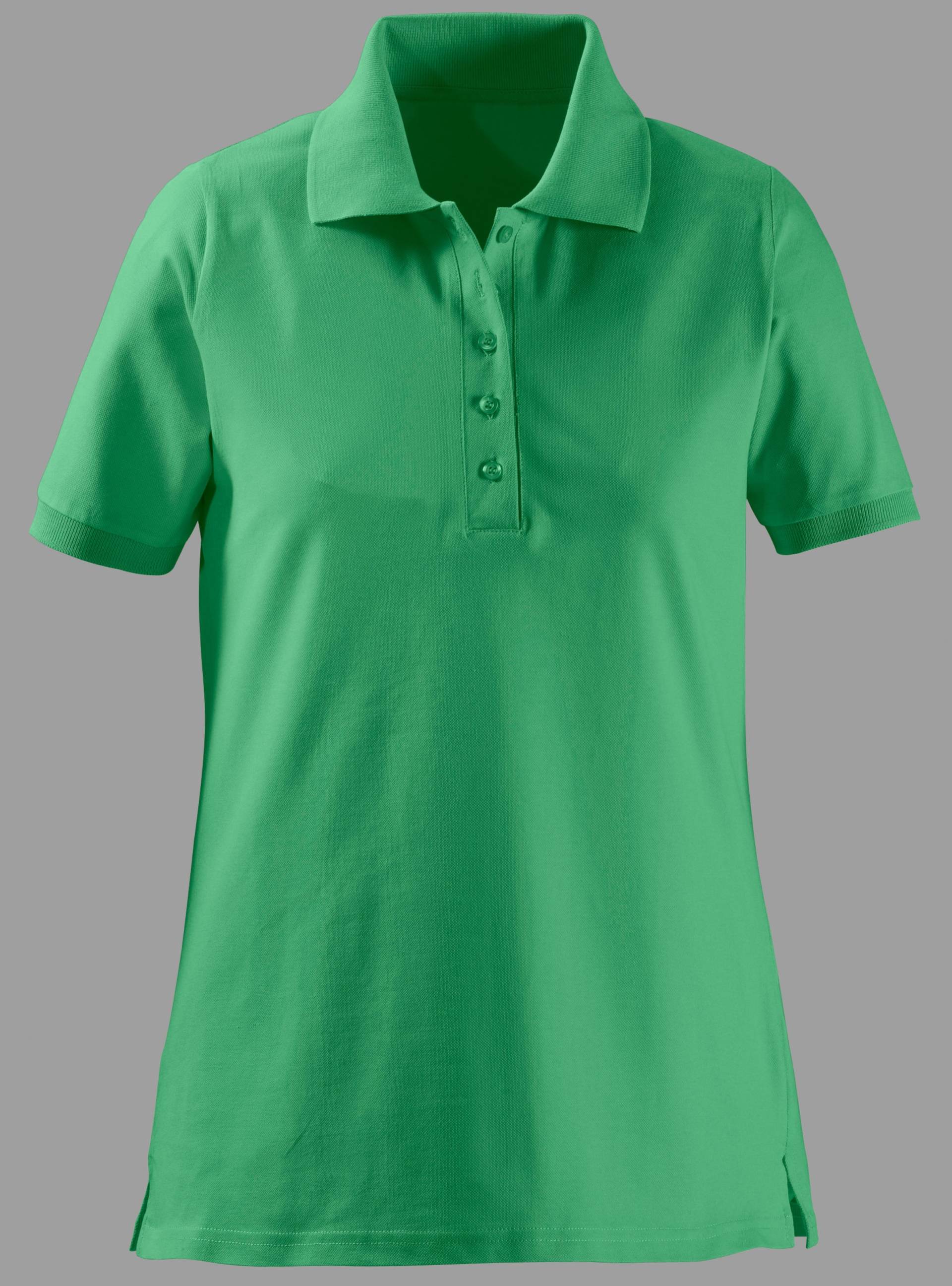 Poloshirt in grün von heine