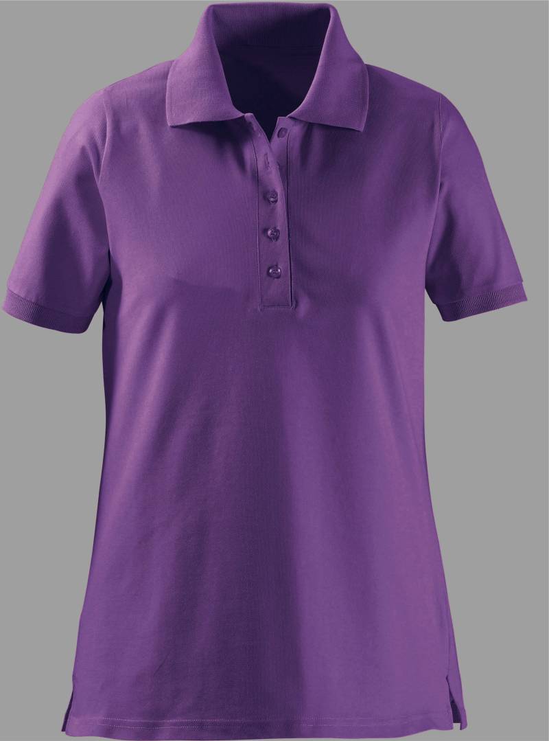 Poloshirt in lila von heine