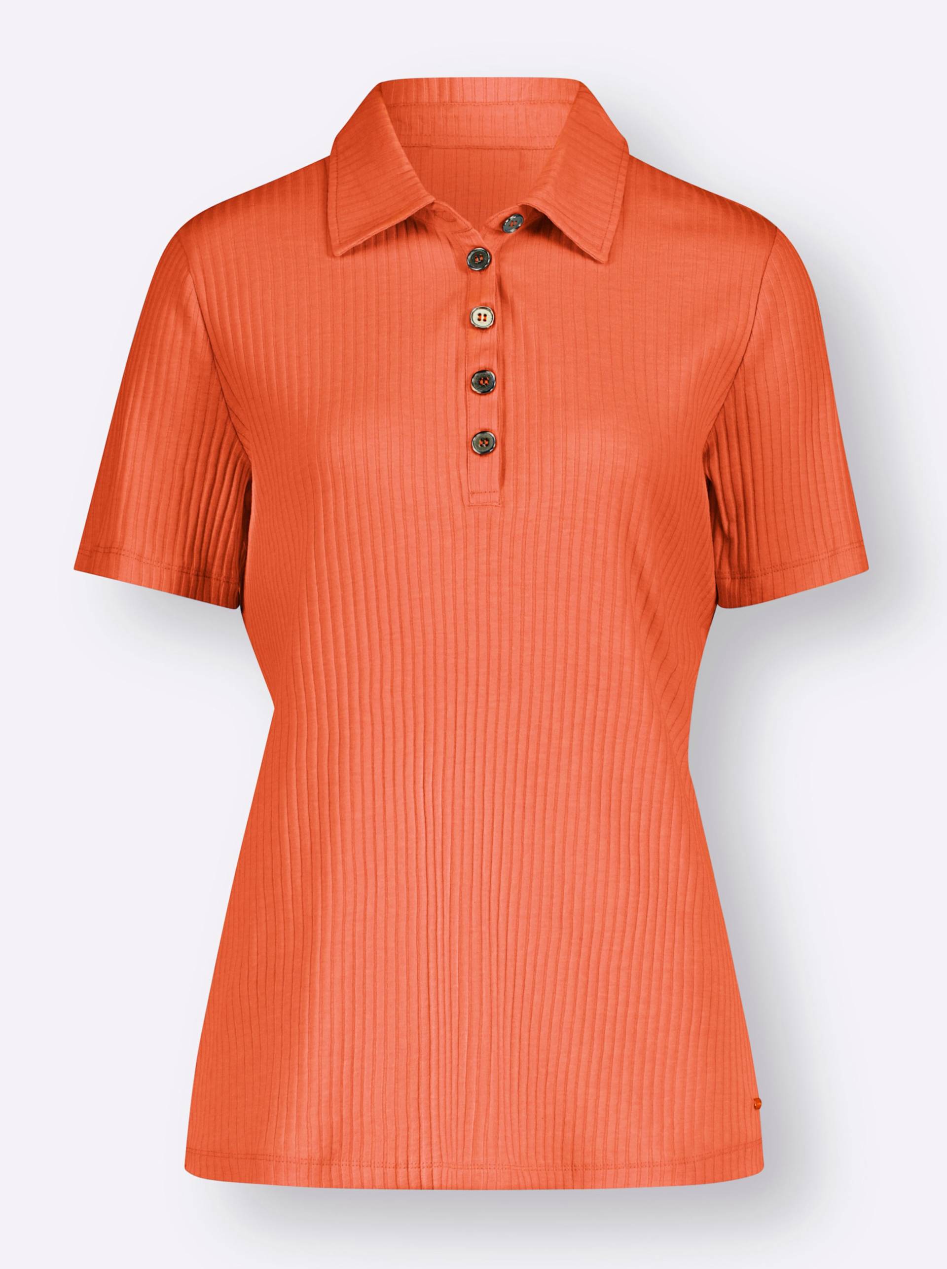 Poloshirt in orange von heine