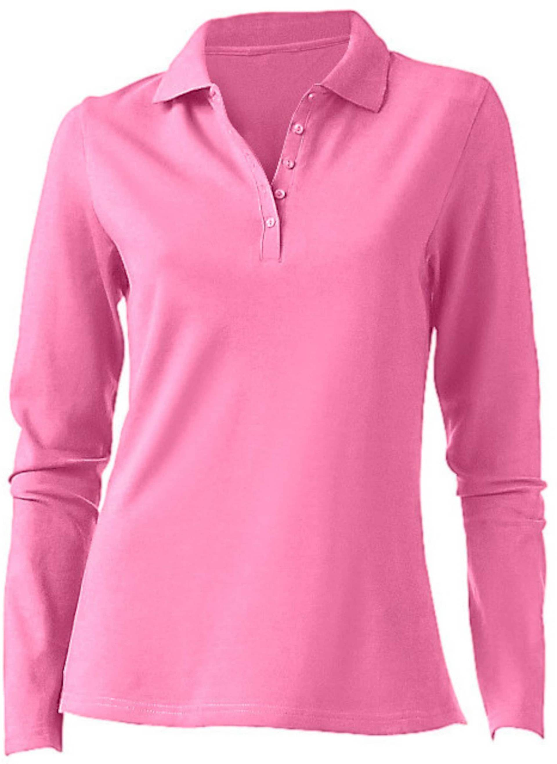 Poloshirt in pink von heine