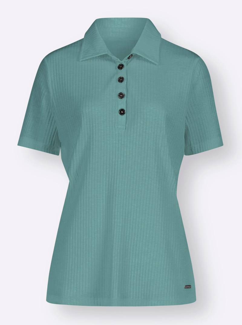 Poloshirt in salbei von heine