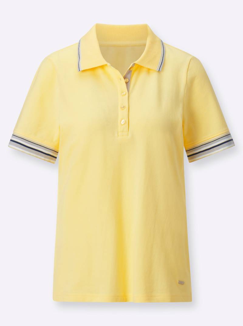 Poloshirt in zitrone von heine