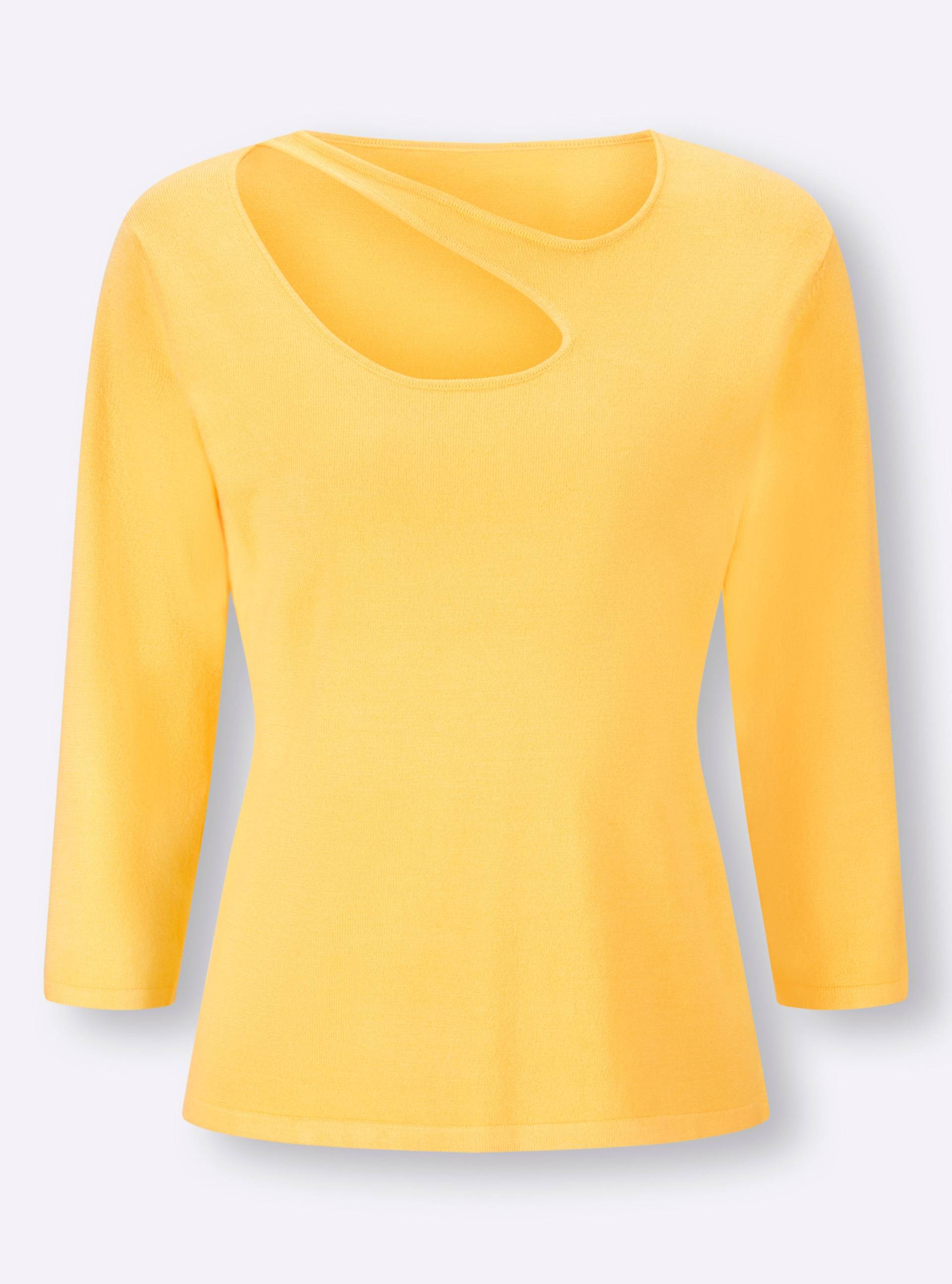 Pullover in gelb von heine