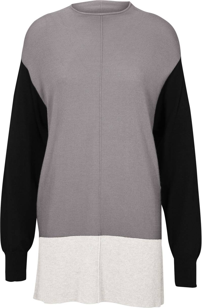 Pullover in grau-schwarz von heine