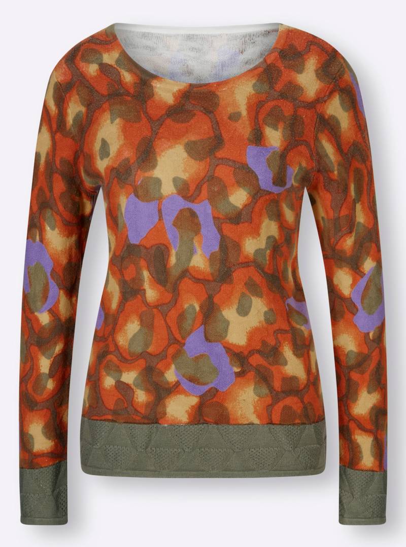 Jacquard-Pullover