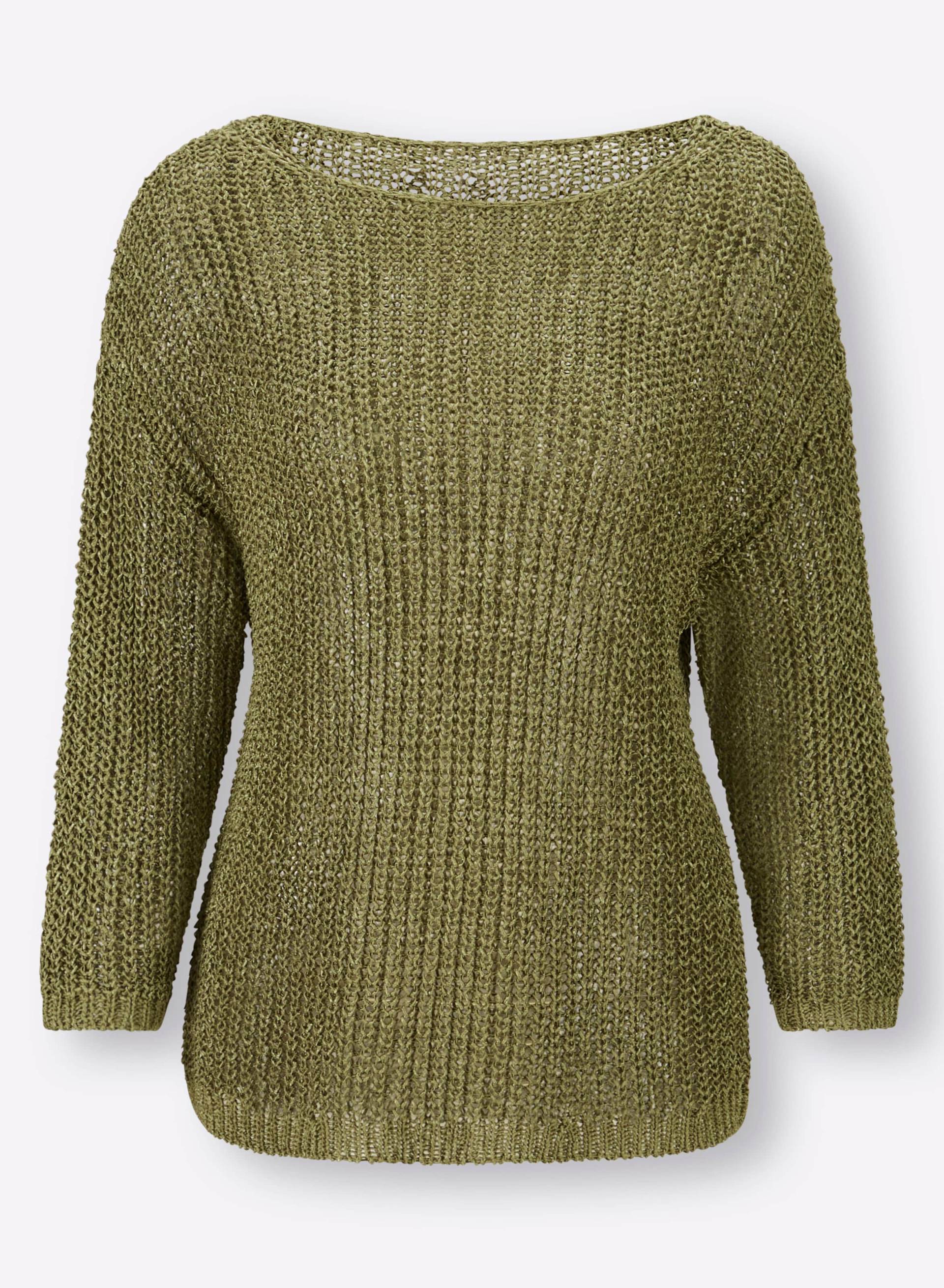 Pullover in khaki von heine