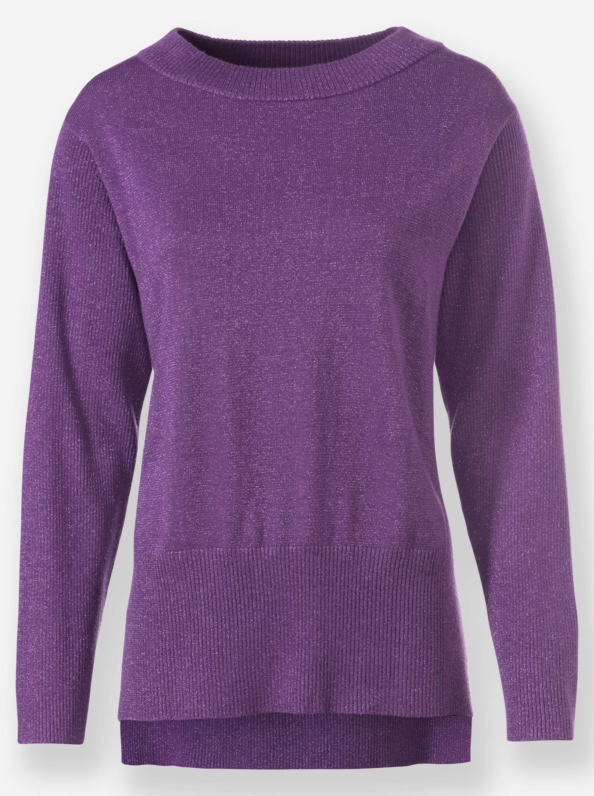 Pullover in lila von heine