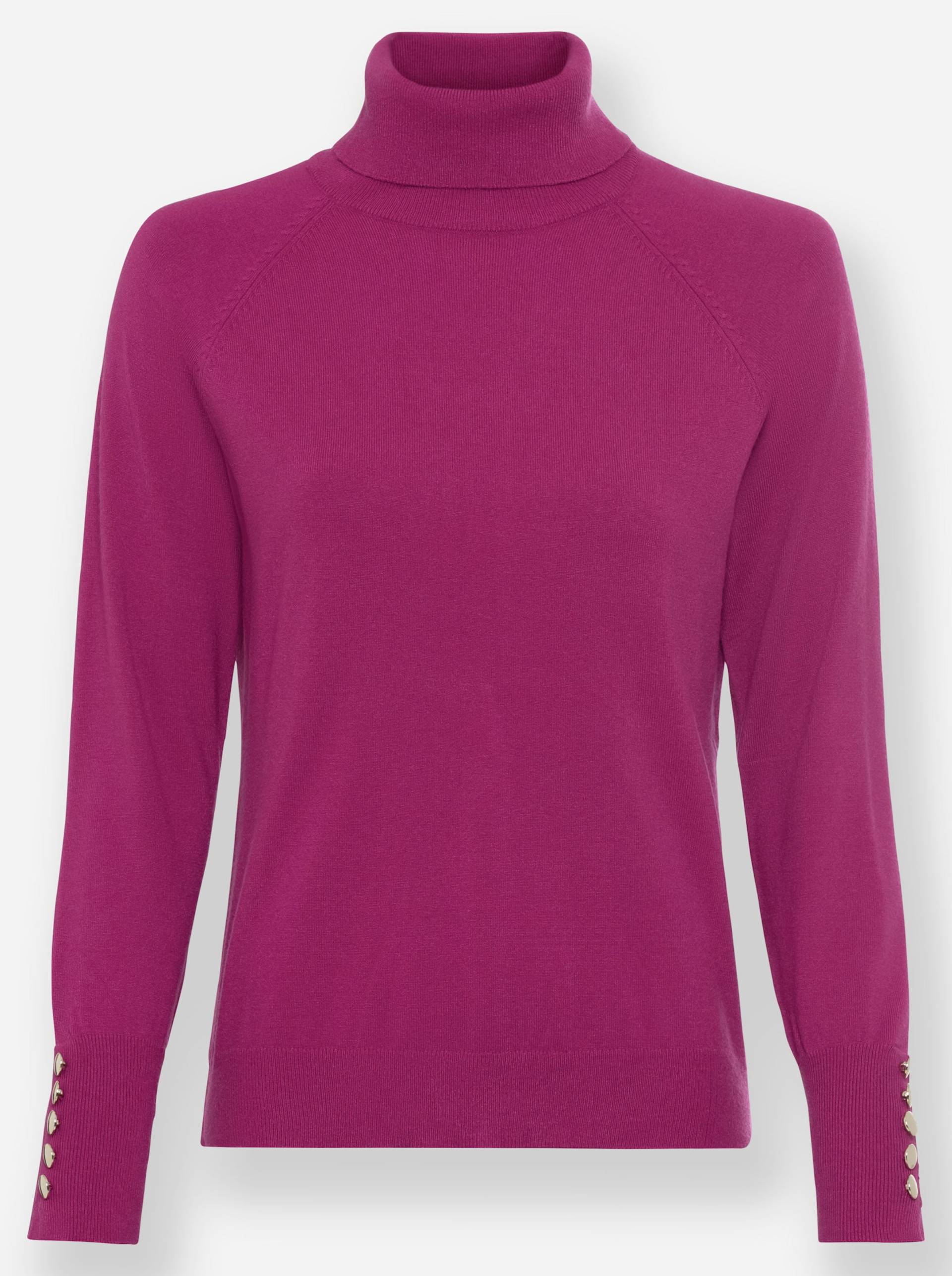 Pullover in magenta von heine