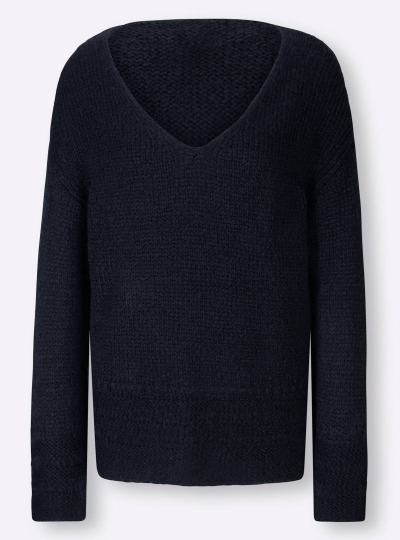 V-Ausschnitt-Pullover
