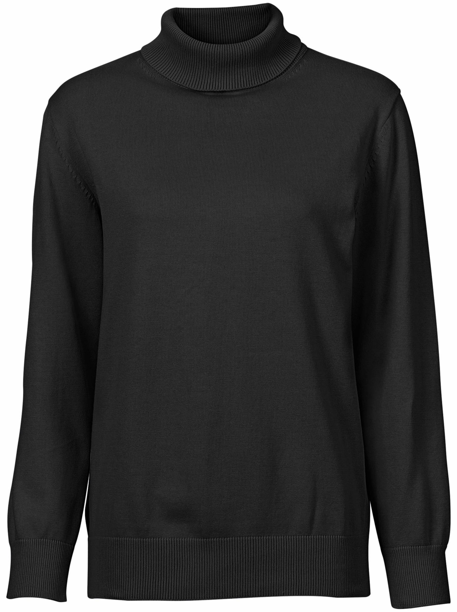 Rollkragenpullover in schwarz von heine