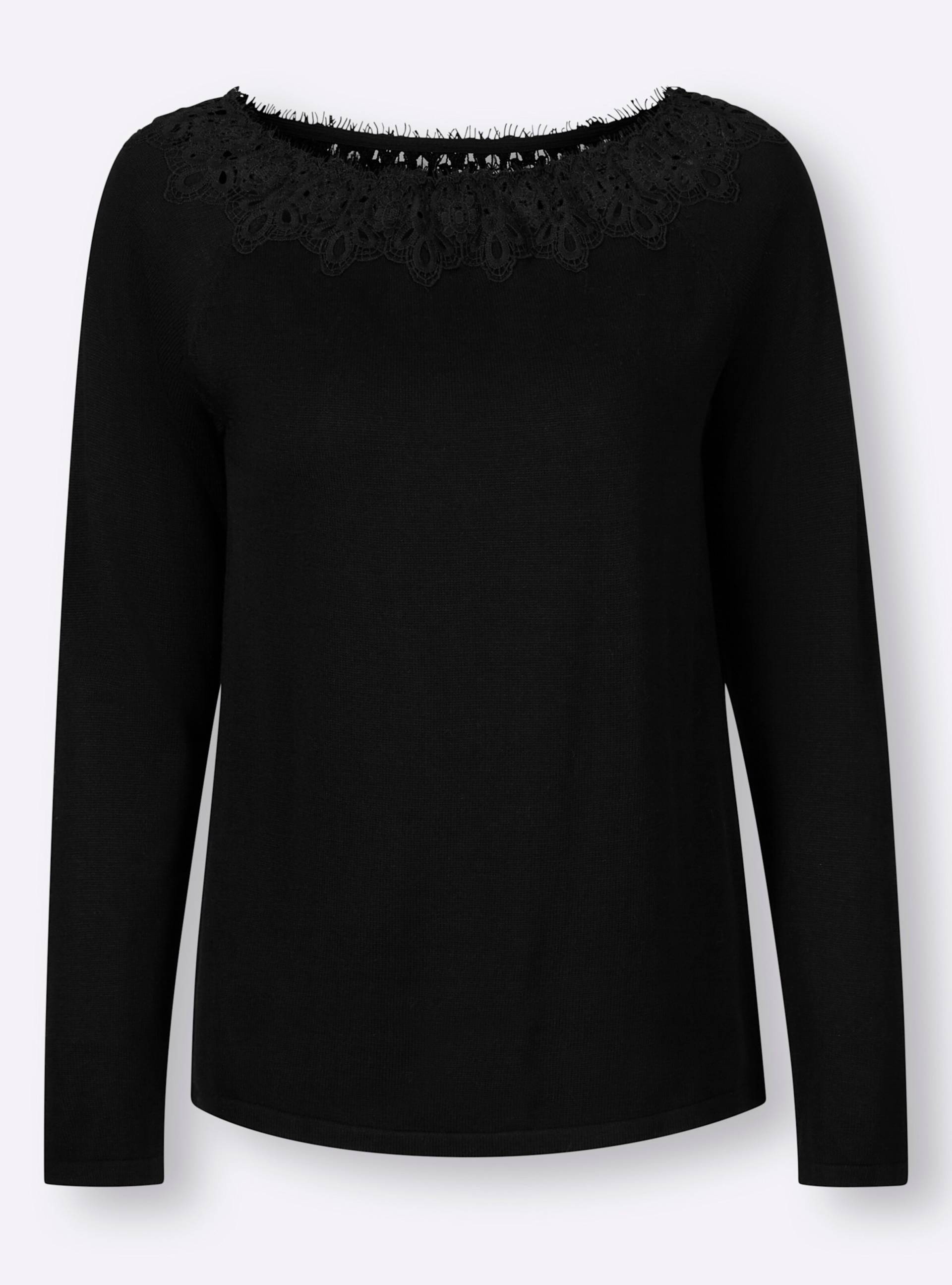 Pullover in schwarz von heine