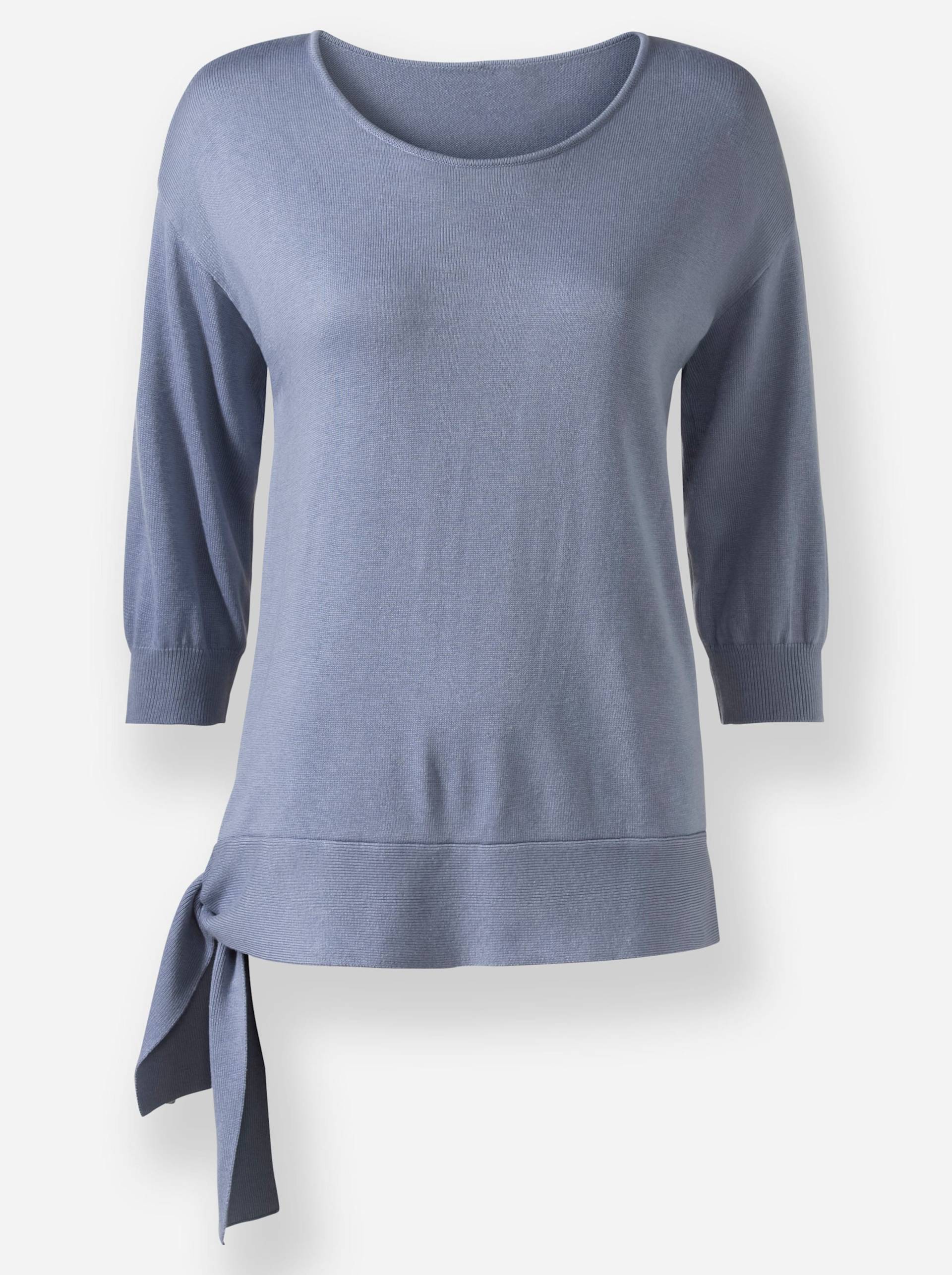 Pullover in taubenblau von heine