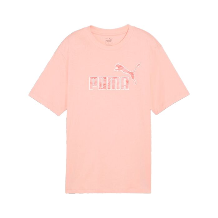 Puma Ess+ Marbleized Relaxed T-Shirt Damen, rosa von Puma
