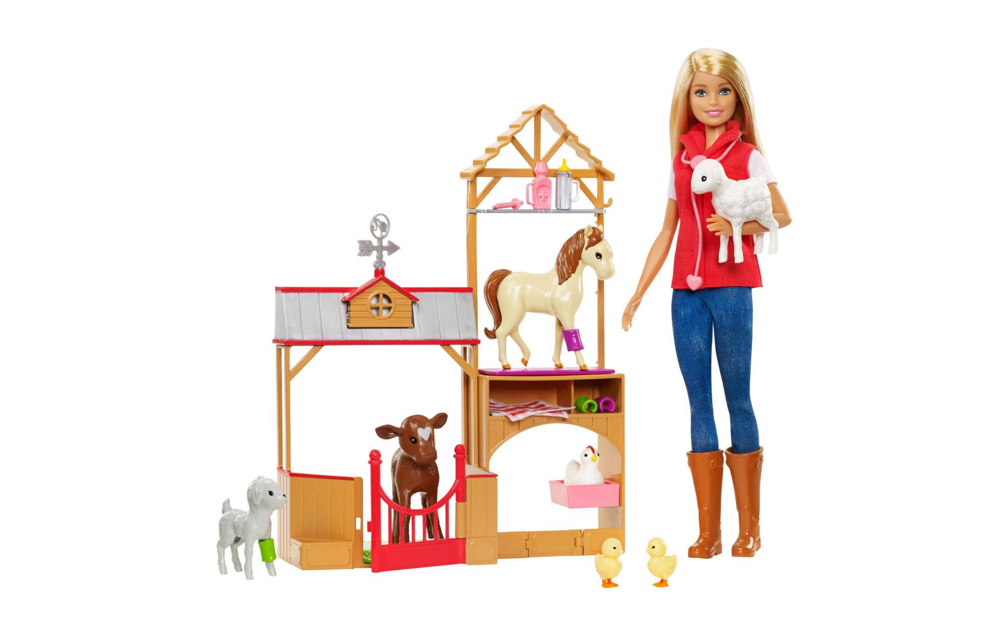 Barbie Spielfigur »Tierärztin«, (Set) von Barbie