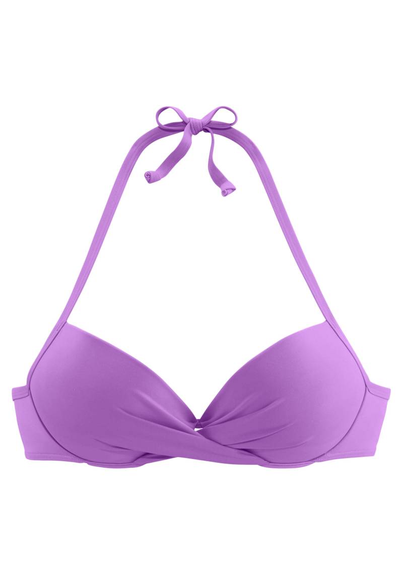 Push-Up-Bikini-Top in lila von s.Oliver