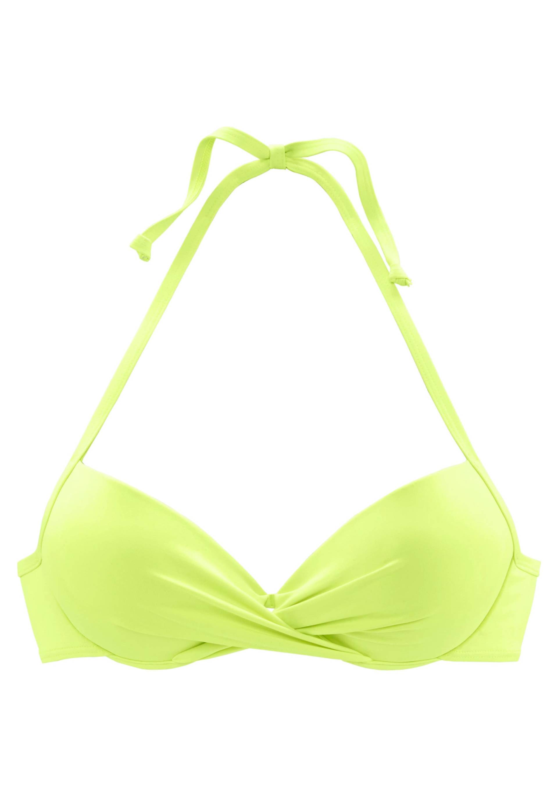 Push-Up-Bikini-Top in lime von s.Oliver