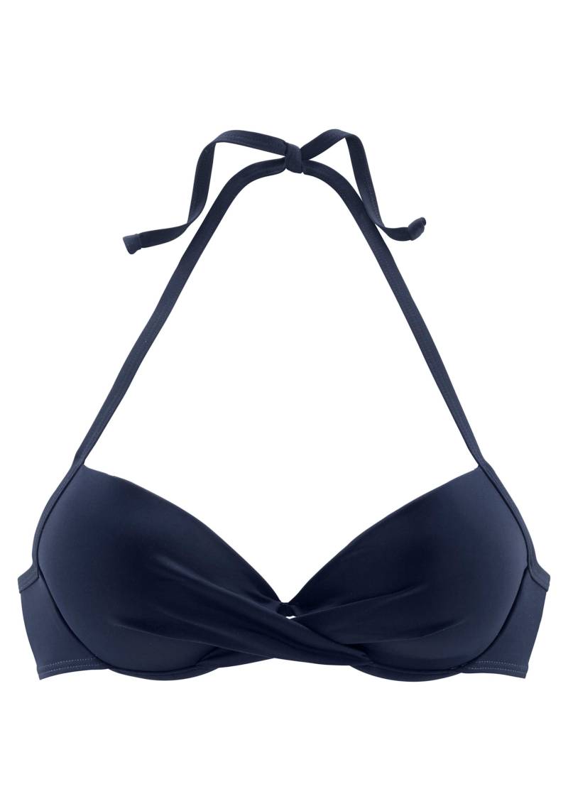 Push-Up-Bikini-Top in marine von s.Oliver