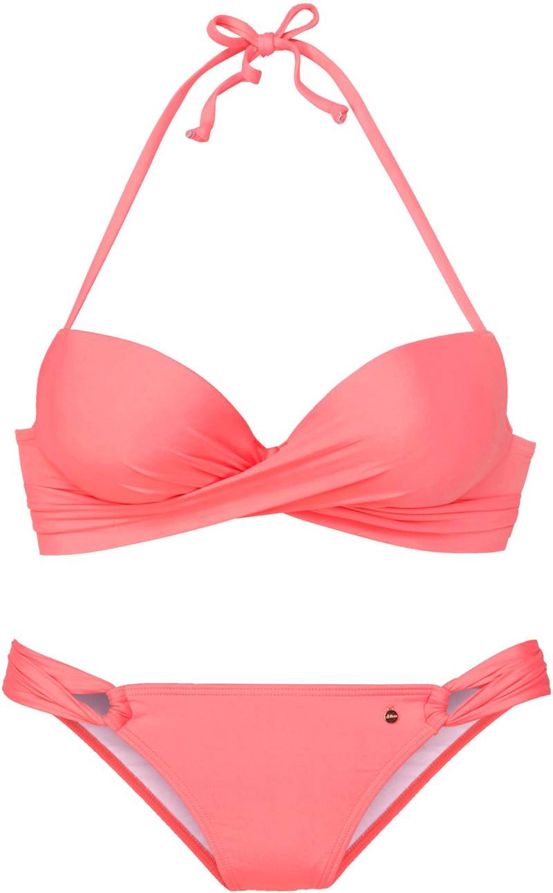 Push-Up-Bikini in peach von s.Oliver