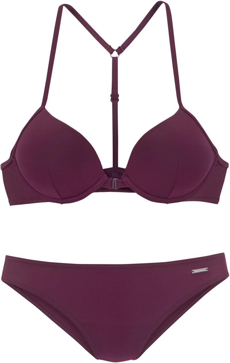 Push-Up-Bikini in bordeaux von Bruno Banani