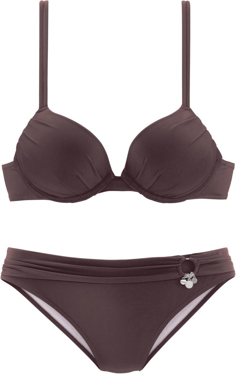 Push-Up-Bikini in braun von s.Oliver