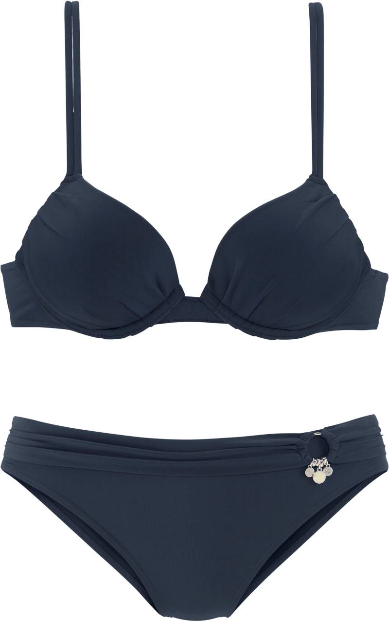 Push-Up-Bikini in dunkelblau von s.Oliver