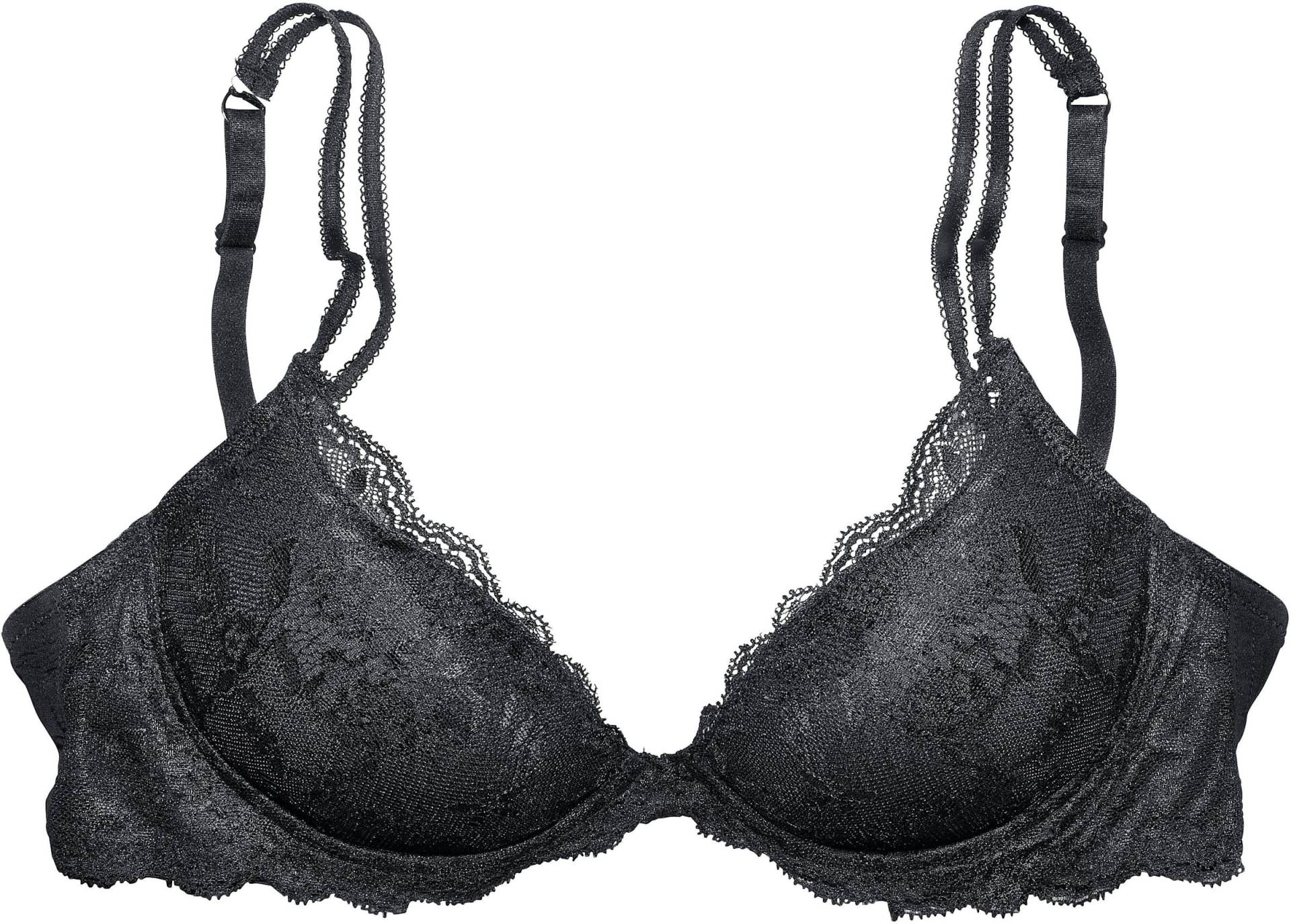 Push-up-BH in schwarz von Vivance