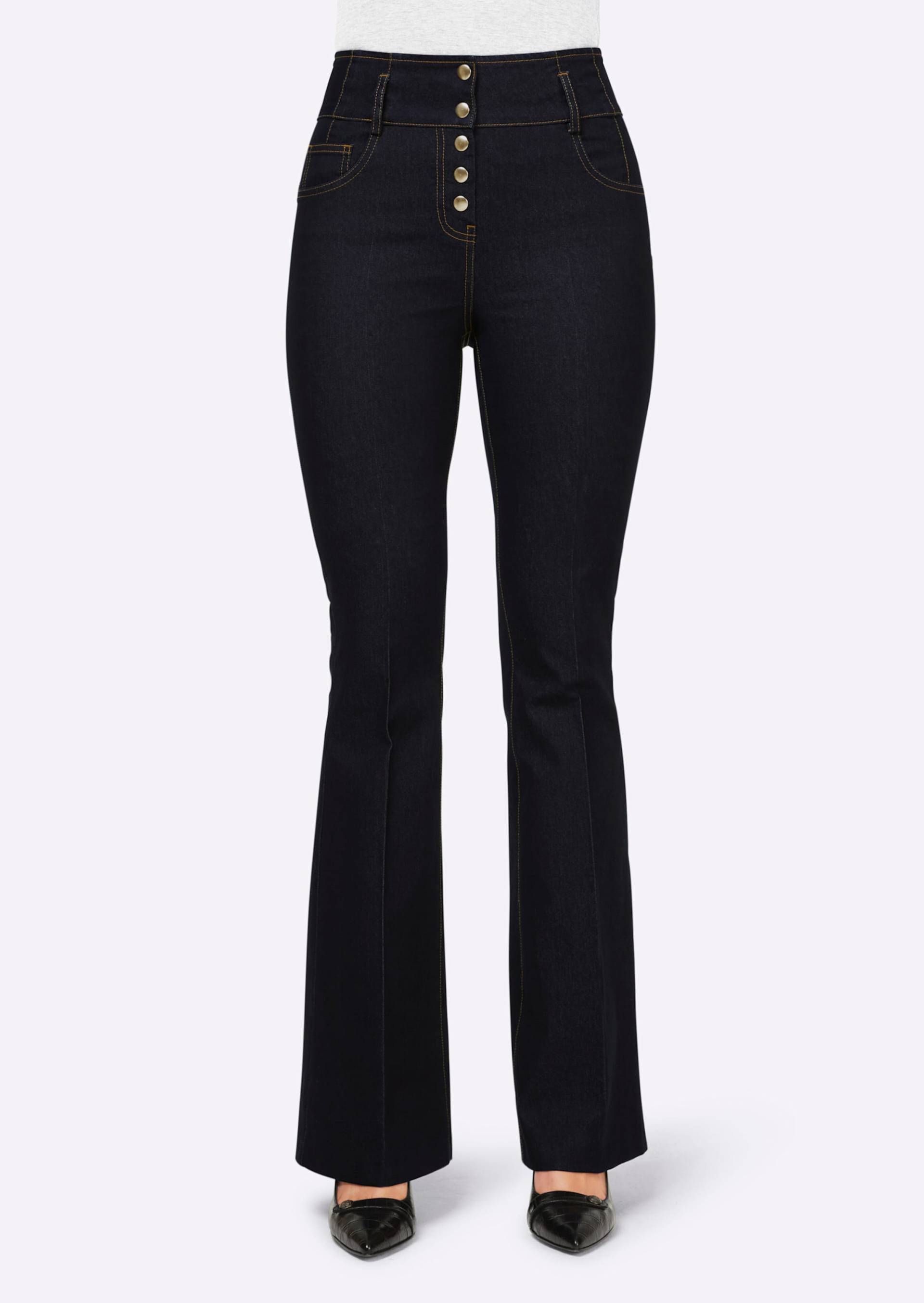 Push-up-Jeans in dark blue von heine