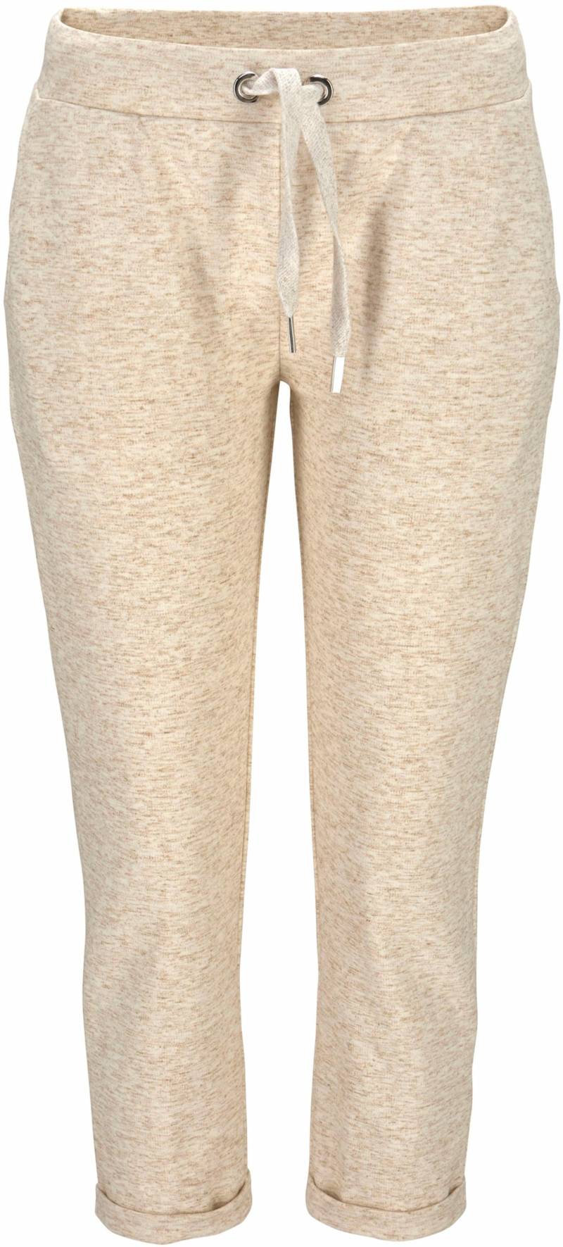 Relaxhose in beige-meliert von LASCANA