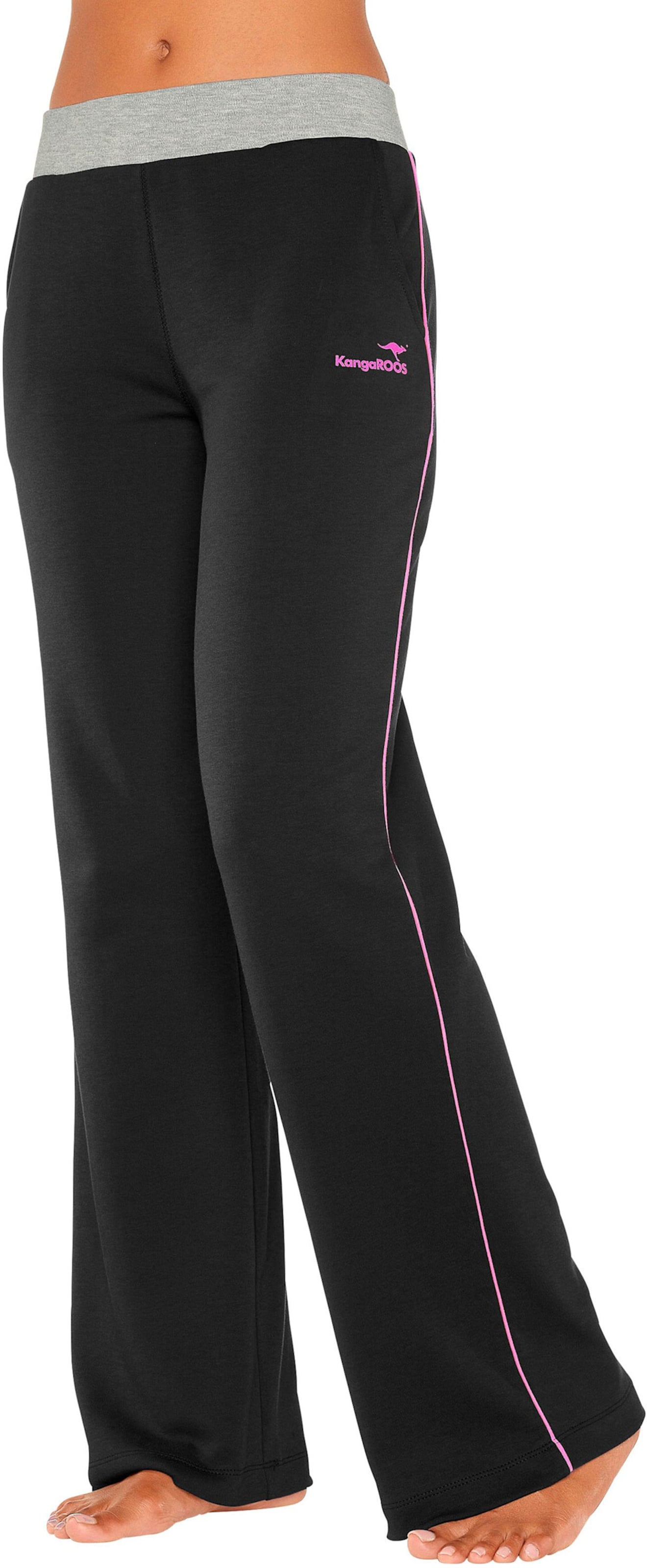 Relaxhose in schwarz-pink-pink von KangaROOS