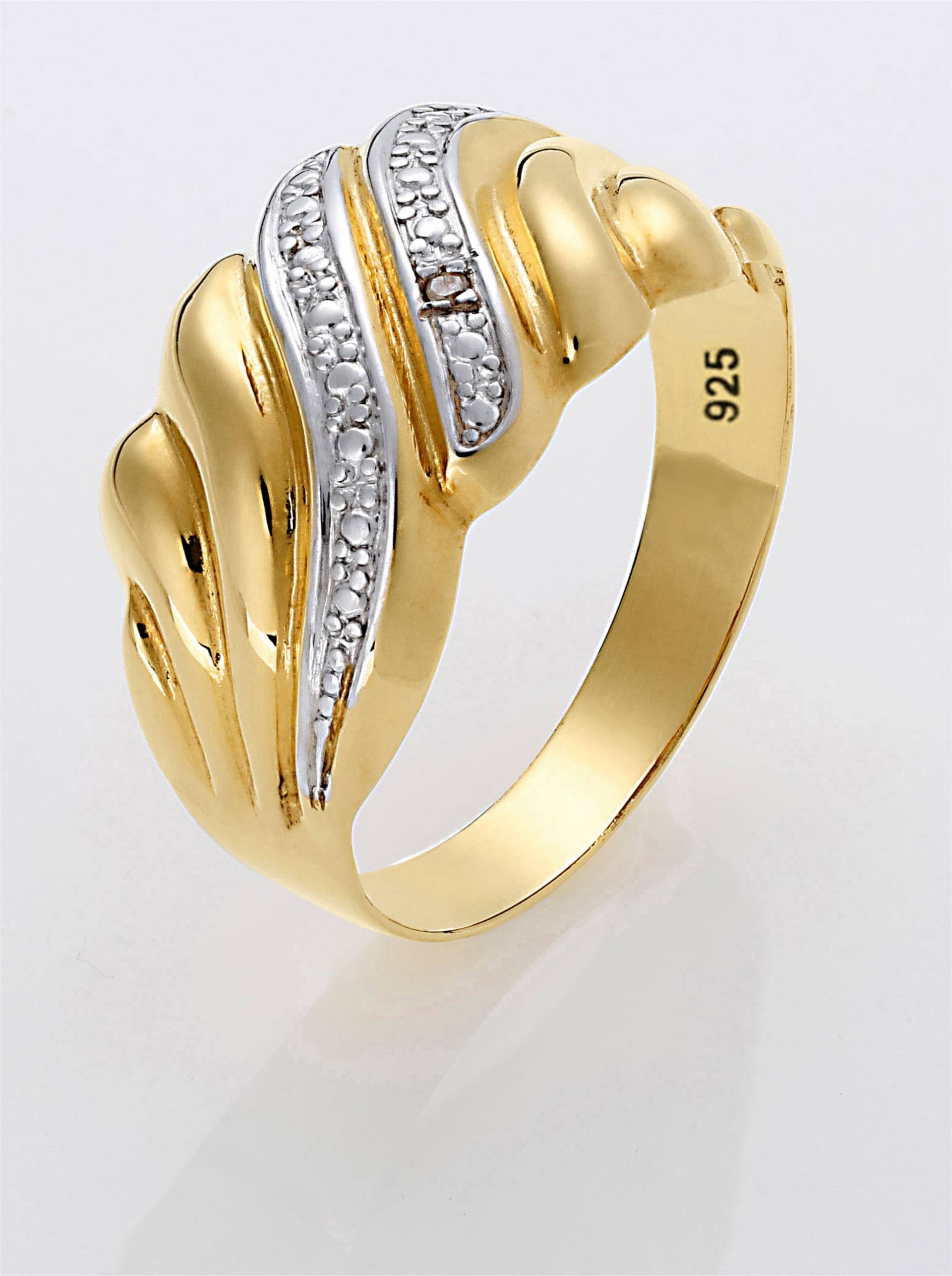 Ring in Silber vergoldet 925 von heine
