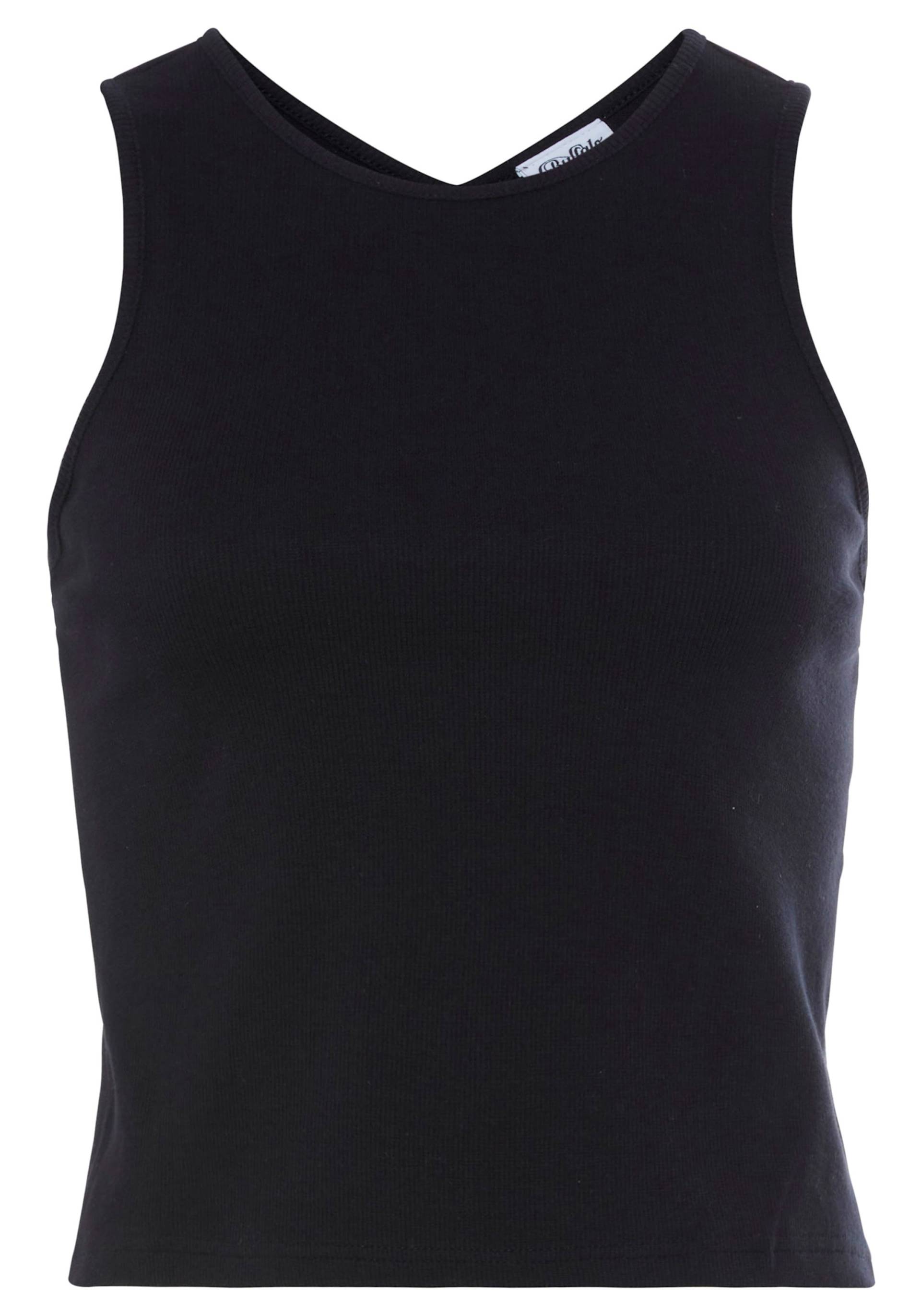 Ripptanktop in schwarz von s.Oliver