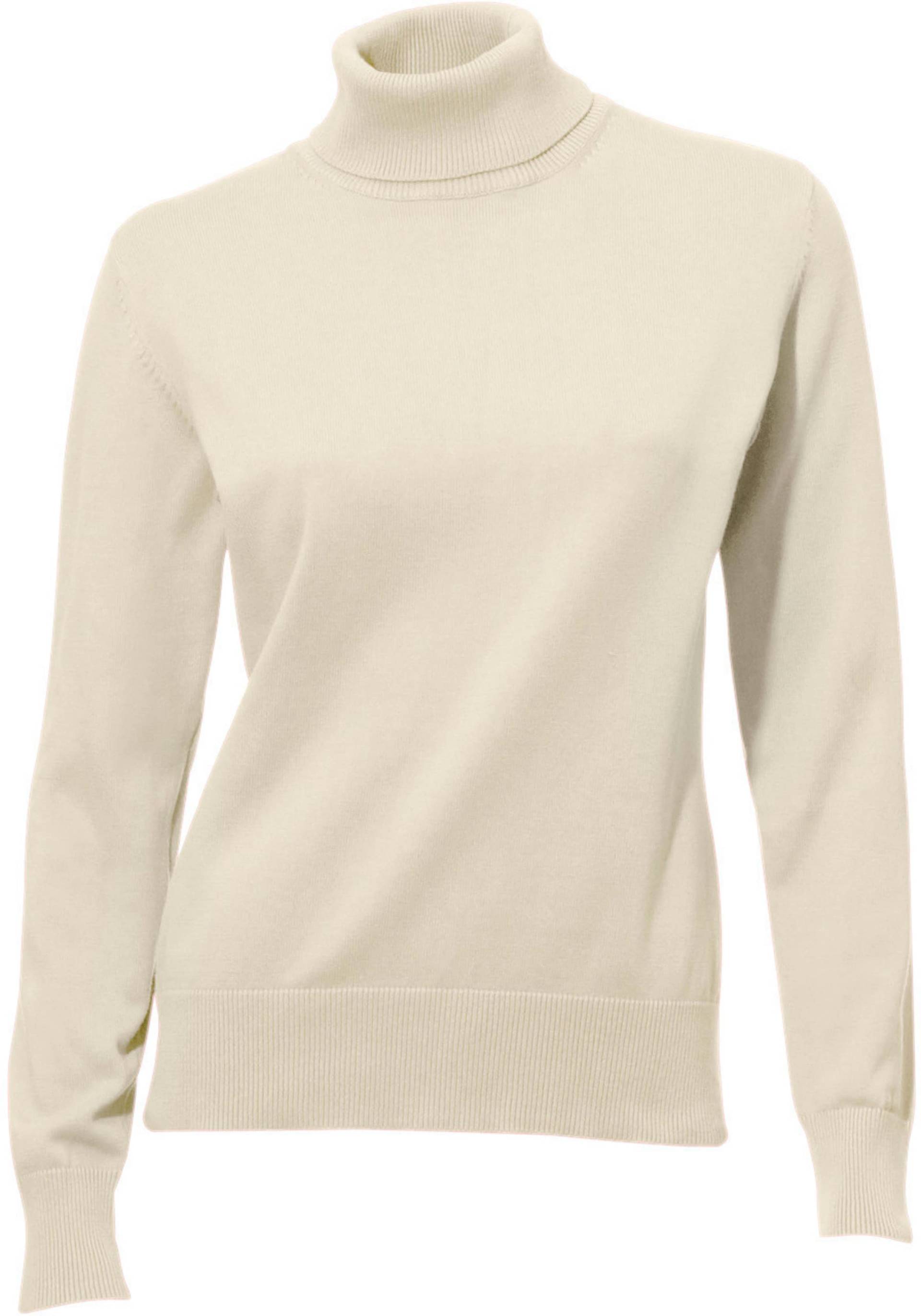 Rollkragenpullover in offwhite von heine