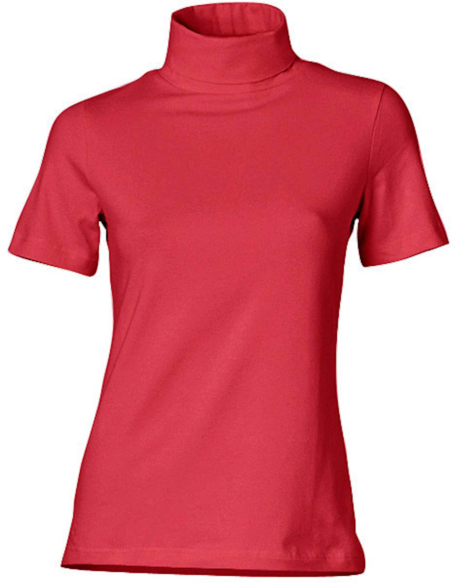 Rollkragen-Shirt in rot von heine