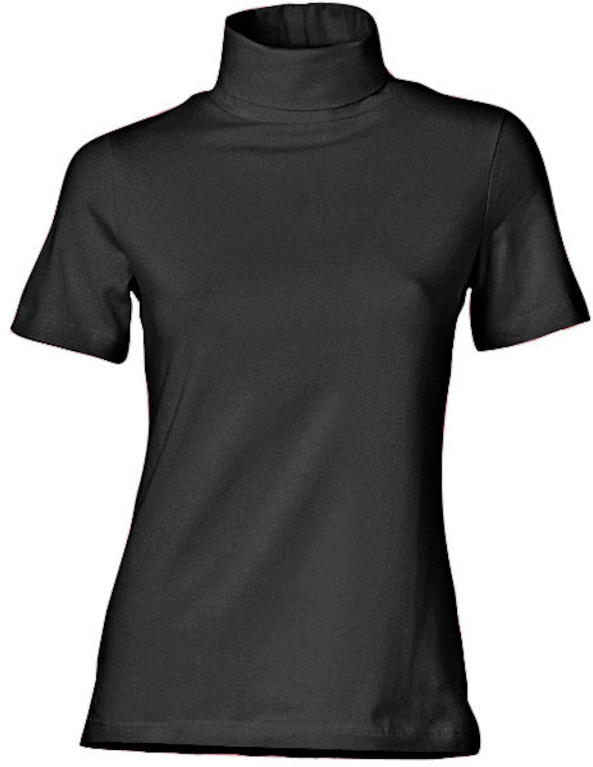 Rollkragen-Shirt in schwarz von heine