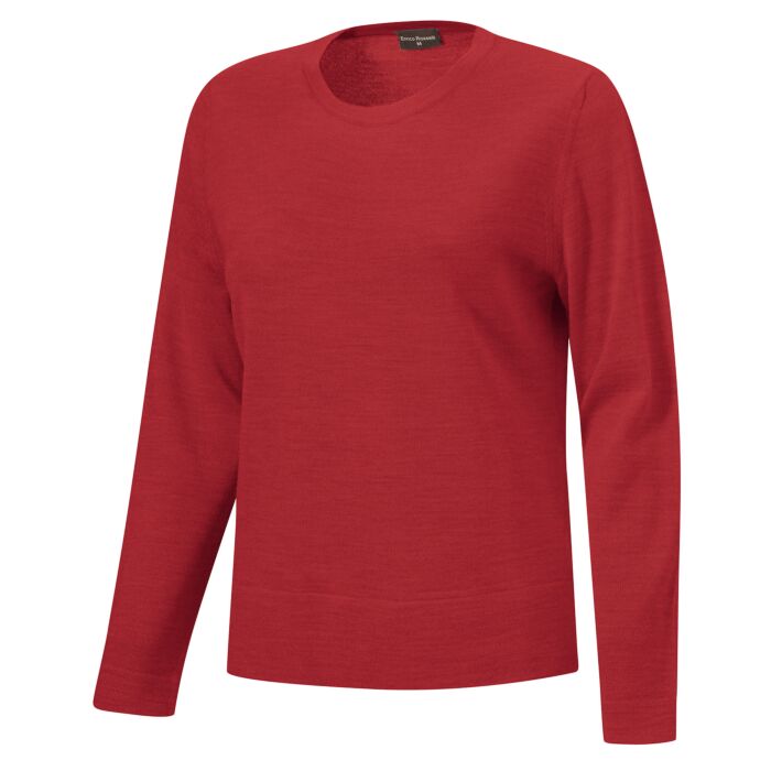 Rundhals-Pullover mit Merinowolle von Enrico Rosselli