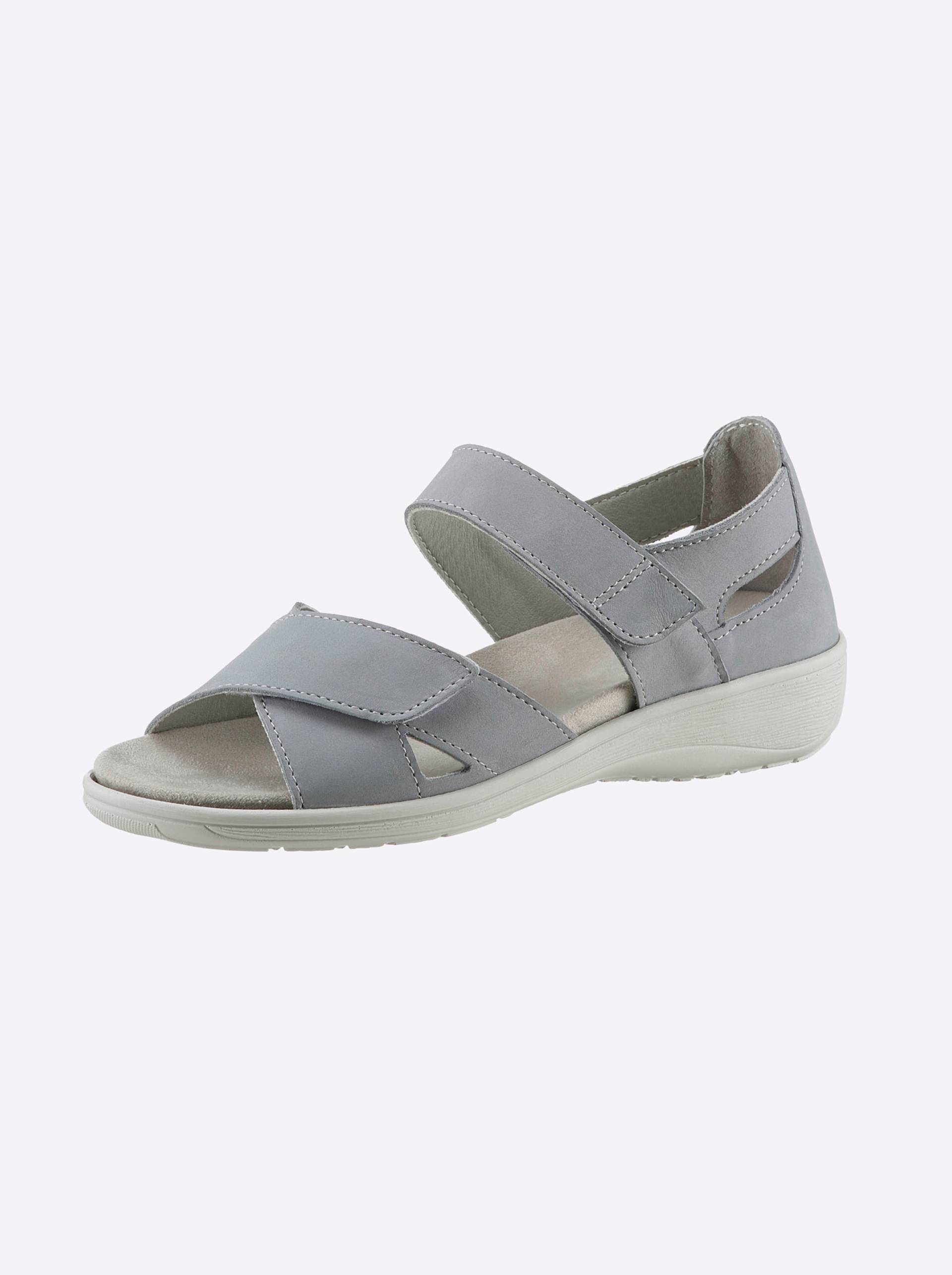 Sandale in eisblau von airsoft comfort+