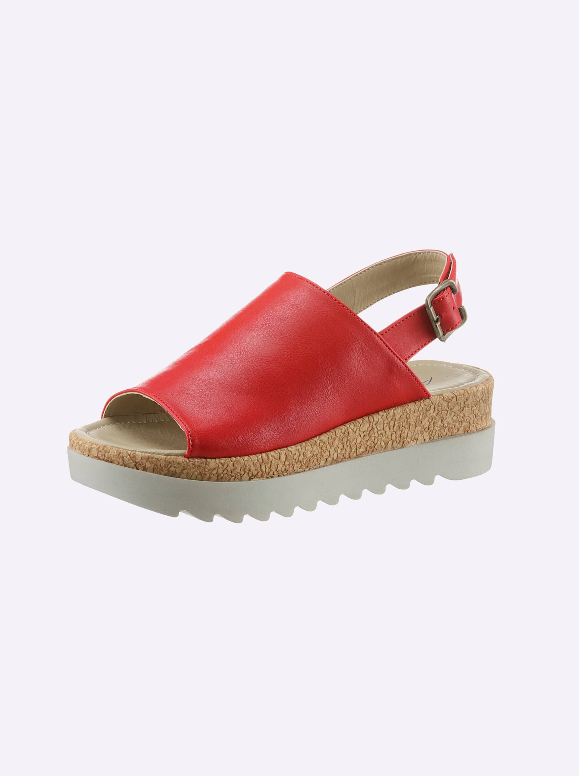 Sandalette in rot von Andrea Conti