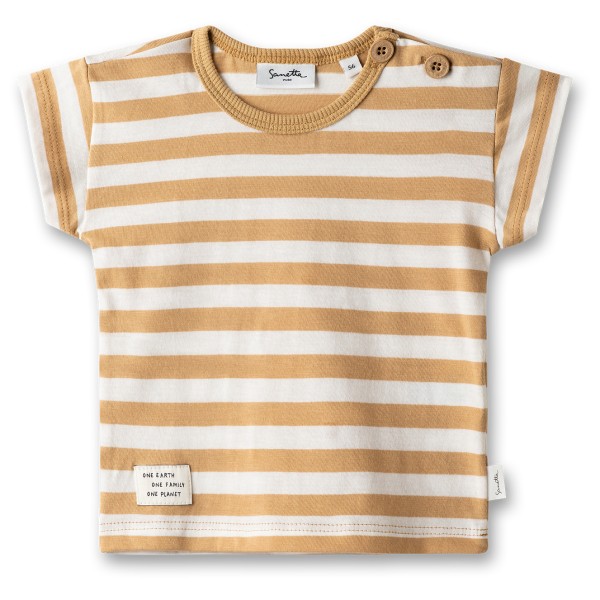 Sanetta - Pure Baby + Kids Boys LT 1 - T-Shirt Gr 104 beige von Sanetta