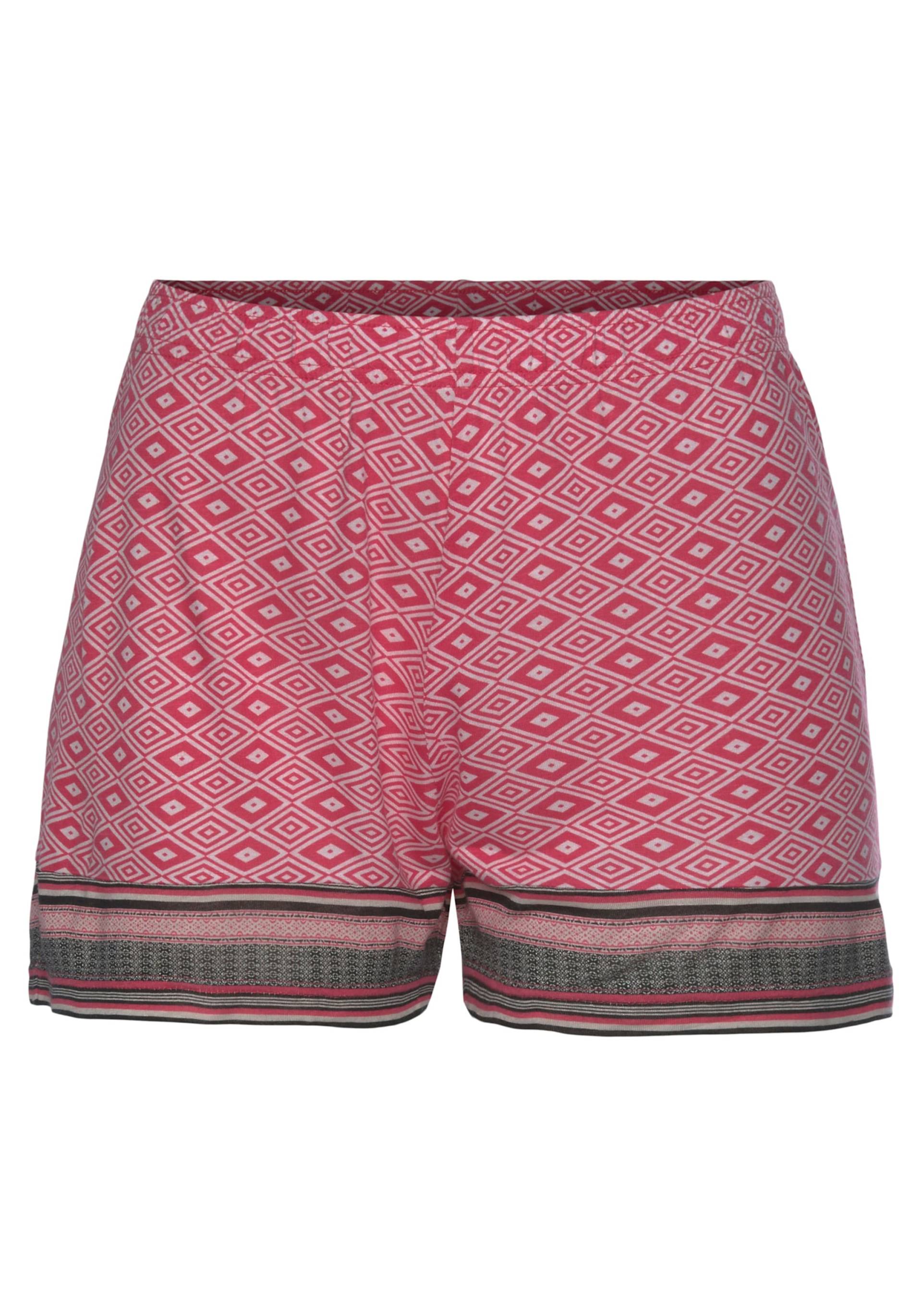 Schlafshorts in pink gemustert von Vivance Dreams